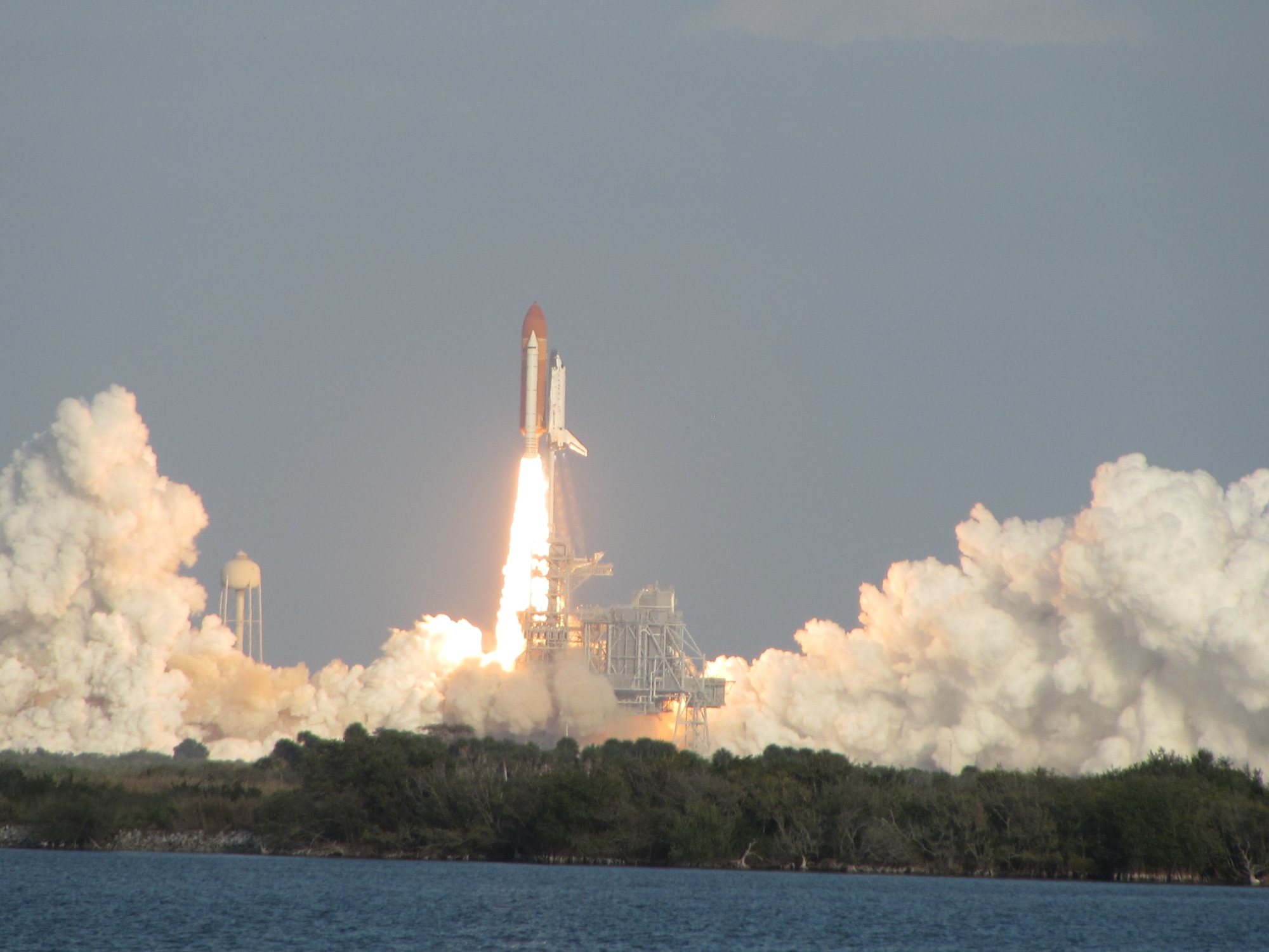 Peter Montgomery took this photo of the space shuttle Discovery's last flight in February 2011.
