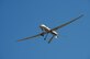 CREECH AIR FORCE BASE, Nev. -- An MQ-1 Predator takes off to fly a training mission under the 432d Wing and 432d Air Expeditionary Wing. Recently, a U.S. Air Force captain assigned to the 432 WG/AEW was the first 18X to become launch-and-recovery qualified as a remotely piloted aircraft pilot. (Photo by 432 Wing/432d Air Expeditionary Wing Public Affairs)