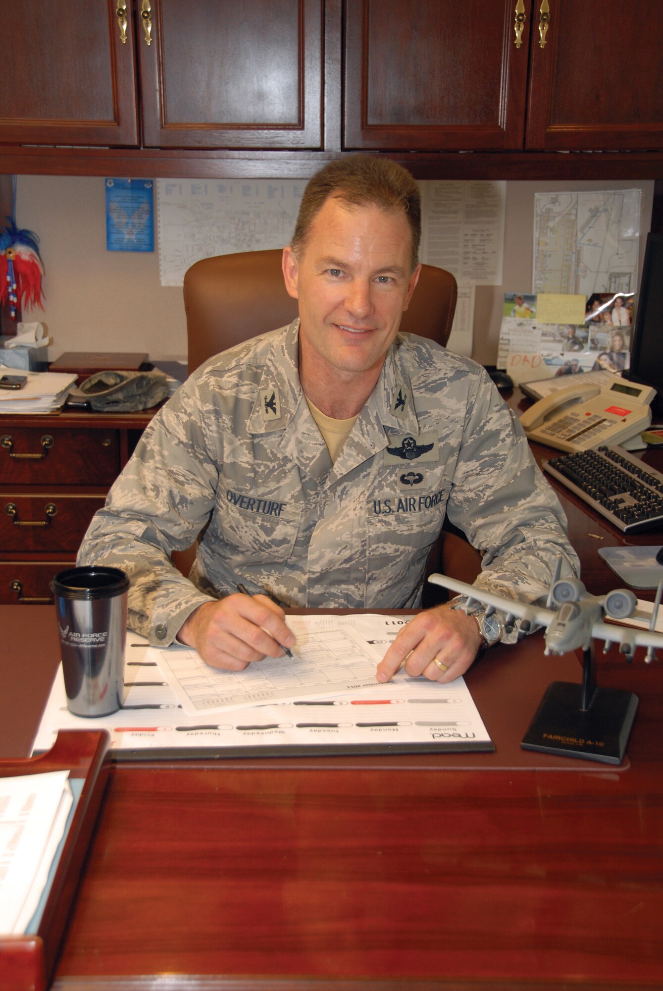 Col. Eric S. Overturf is the commander of the 442nd Fighter Wing, an A-10 Thunderbolt II Air Force Reserve unit at Whiteman Air Force Base, Mo. (U.S. Air Force photo/ Staff Sgt. Danielle Wolf)