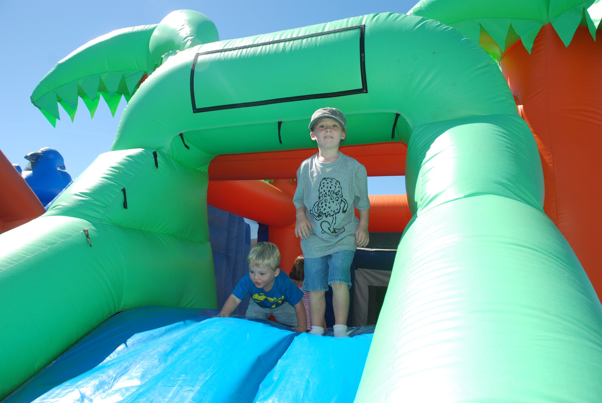 Westover members, and their families, enjoyed a day of fun in the sun, Sept. 11, during the 2010 Family Day.  Activities included bounce houses and games for kids, food and a car show.