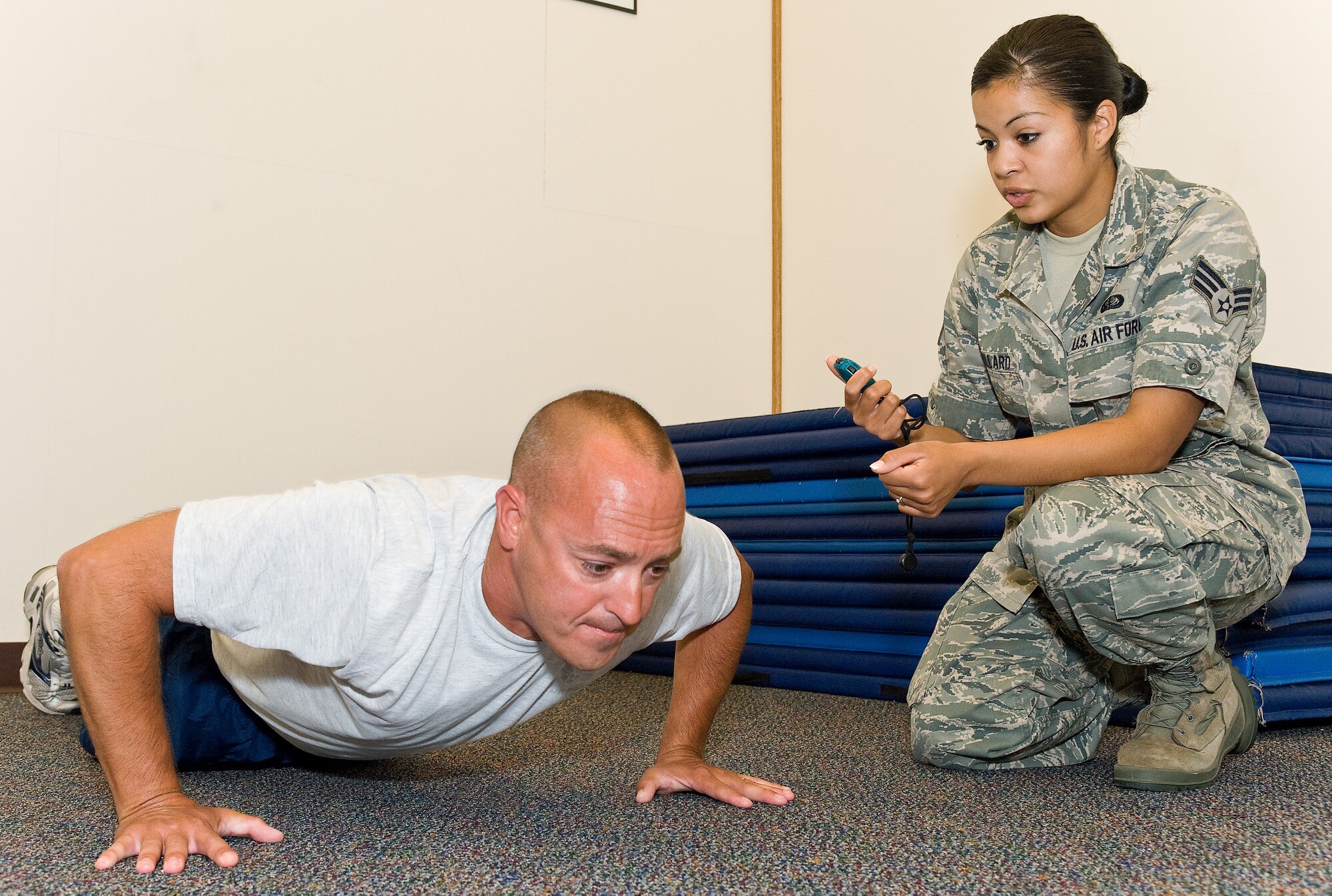 Senior Airman Yanet Rouillard, Airman of the Week July 22, 2011. (U.S. Air Force photo by Roland Balik)
