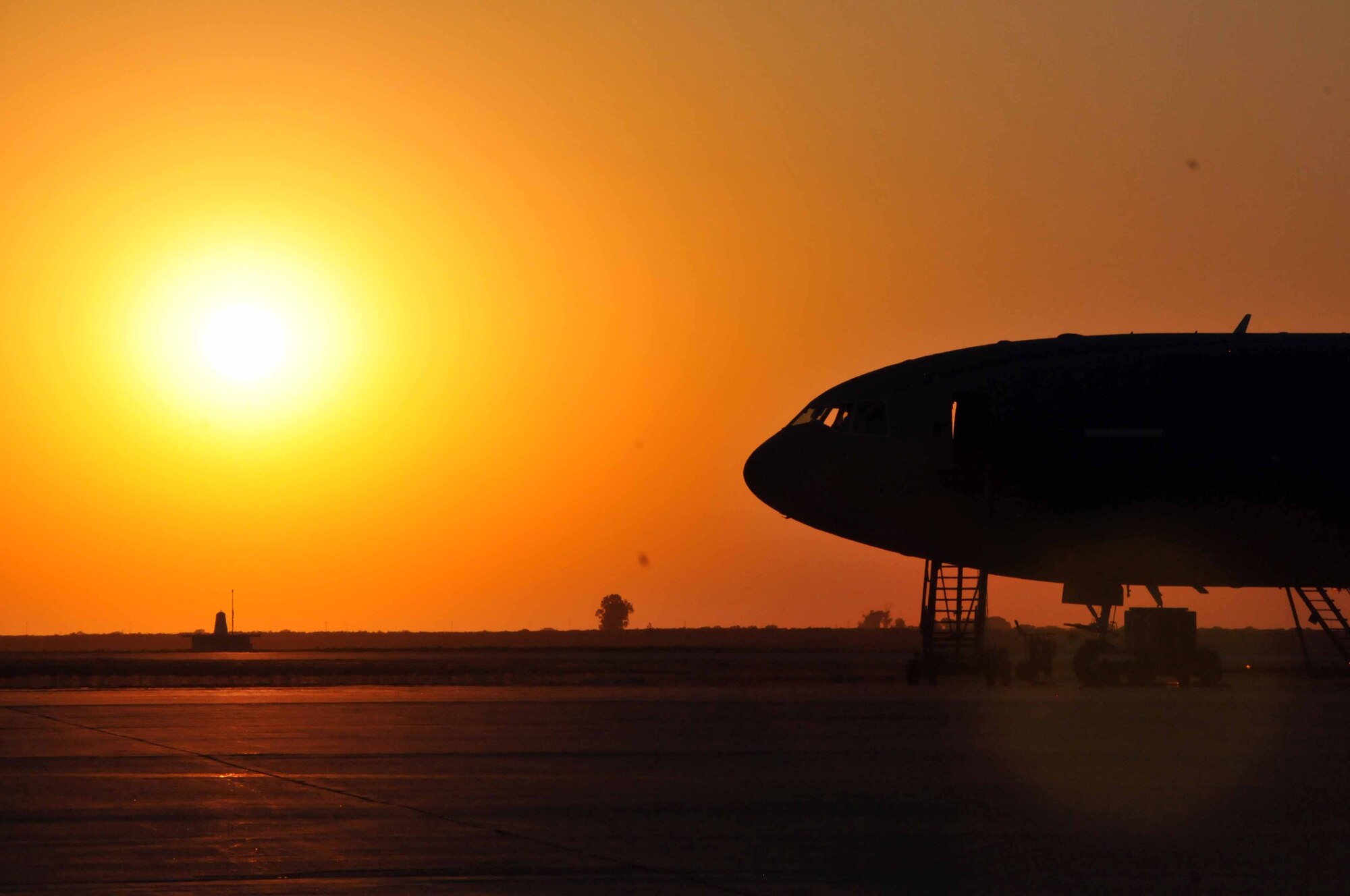 KC-10 Extender sits ready for its next mission at the 313th Air Expeditionary Wing in Western Europe on July 15, 2011. (U.S. Air Force photo/Capt. John P. Capra)