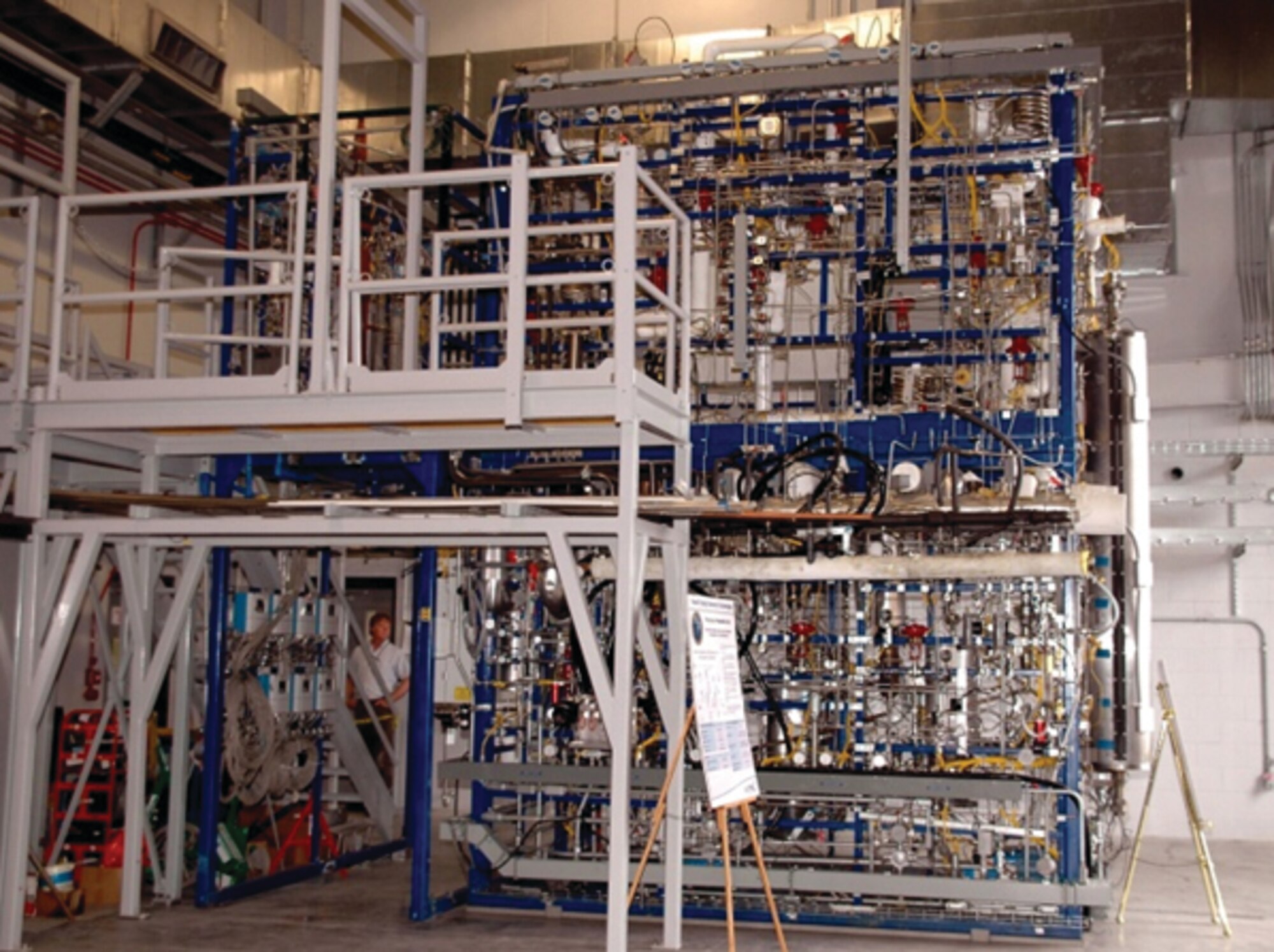 Wright-Patterson Air Force Base’s new Building 496 will house the Sample Preparation Unit, which is one of the key components in the effort to understand alternative fuel characteristics.  (AFRL image)