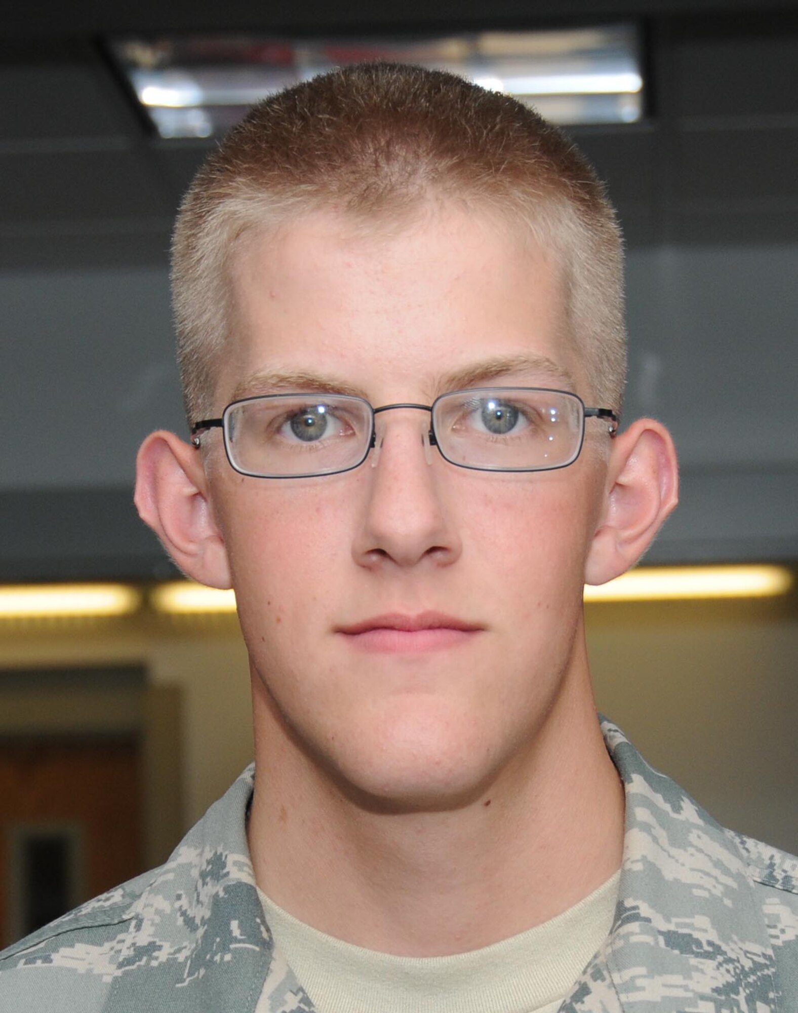 Airman 1st Class Robert Van Wyhe graduated from the electronic principles course in the 335th Training Squadron with perfect scores. Van Wyhe is from Fresno, Calif.  He is headed to Sheppard Air Force Base, Texas, for electronic warfare systems course.  (U.S. Air Force photo by Kemberly Groue)