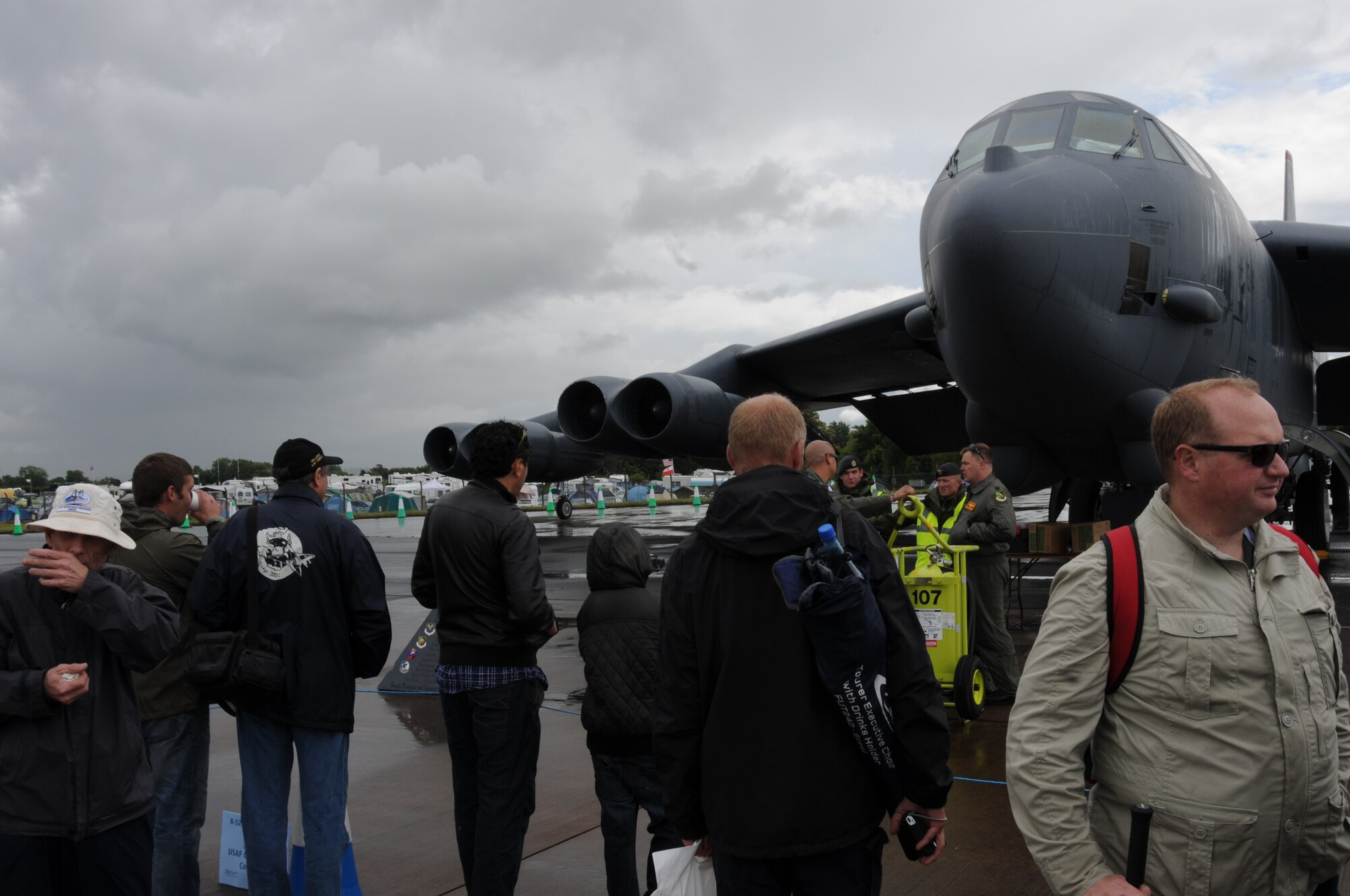 RAF FAIRFORD, United Kingdom - Besides aerial demonstrations, there were multiple static displays for aircraft enthusiasts to visit during the Royal International Air Tattoo July 15. (Courtesy photo)