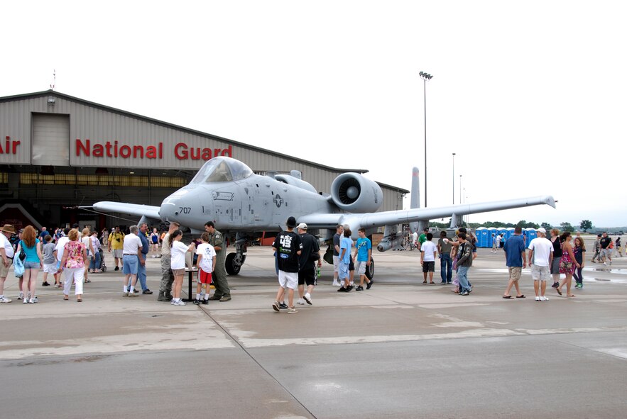 On July 16, 2011 the 133rd Airlift Wing in St. Paul, Minn. was full of Airmen, families, and aircraft celebrating the 90th anniversary of its start as the first federally recognized guard flying unit by having an Air Expo.  (USAF official photo by Senior Airman Kennith Veillon)