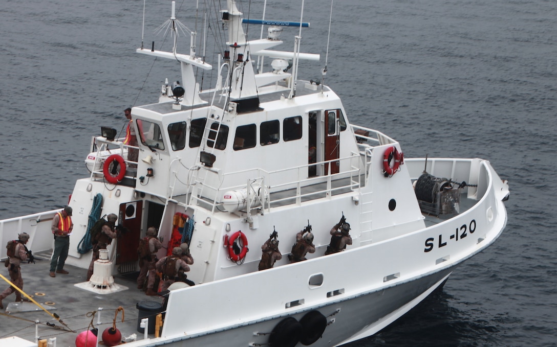 The SAS Charlotte Maxeke is moored ahead of a tour by Exercise Shared Accord 2011 task force leadership July 21. SA 2011 is a bilateral military training and humanitarian mission held annually throughout Africa.