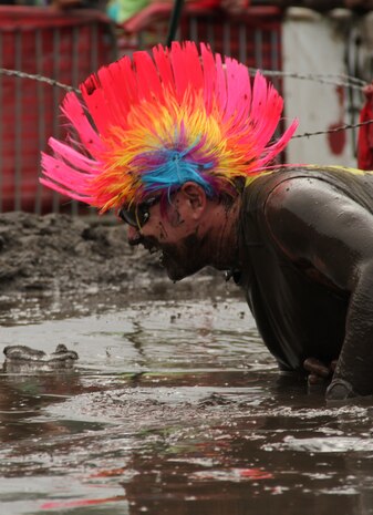 Several Warrior Dash participants sported costumes or outfits, making them stand out from the rest of the crowd during the 3.2-mile race on July 24. Following the awards ceremony for the top finishers in each age division, the person with the best costume received a helmet for their creative efforts. For more information about the event, visit www.warriordash.com.