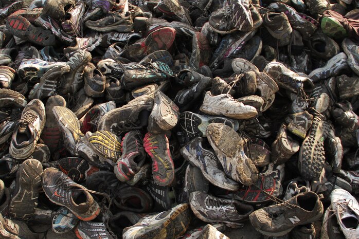 Warrior Dash participants donated thousands of shoes to needy families after completing the 3.2-mile course, which included 12 obstacles. Hundreds of runners were released in waves every 30 minutes during the two-day race period. Overall, more than 19,000 thousand runners crossed the finish line. For more information about the event, visit www.warriordash.com.