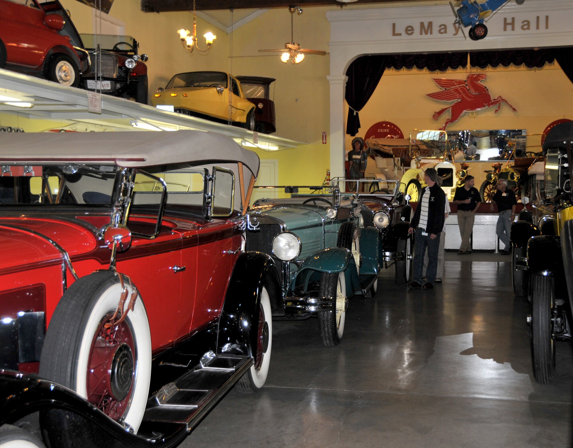 Classic cars are shown at the LeMay Museum in Tacoma, Wash.,on July 23, 2011, during an icebreaker event for participants in Air Mobility Rodeo 2011 at Joint Base Lewis-McChord, Wash. The LeMay family and the City of Lakewood Chamber of Commerce hosted the event. (U.S. Air Force Photo/Airman 1st Class Jared Trimarchi)