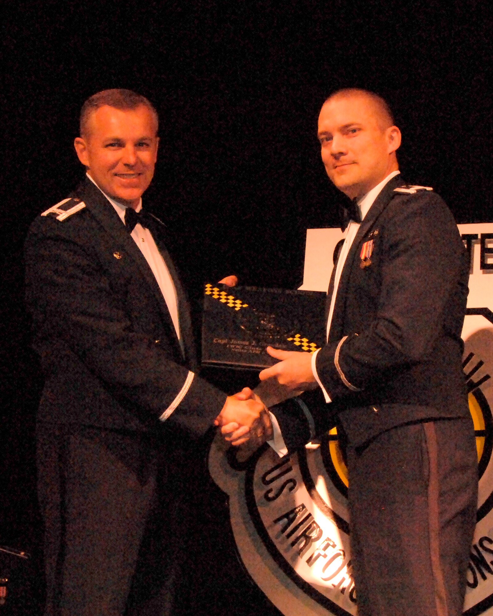 Capt. James Grandaw, 148th Fighter Wing, graduates from the U.S. Air Force Weapons School at Nellis Air Force Base, Nev. June 11, 2011.  Capt. Grandaw is the first intelligence officer from the 148th Fighter Wing to graduate from Weapons School.