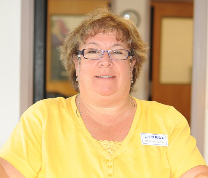 “I like being with military people.  I appreciate what they do, their sense of values and their commroderie.”
- Christine Bates
436th Force Support Squadron Child Development Center
