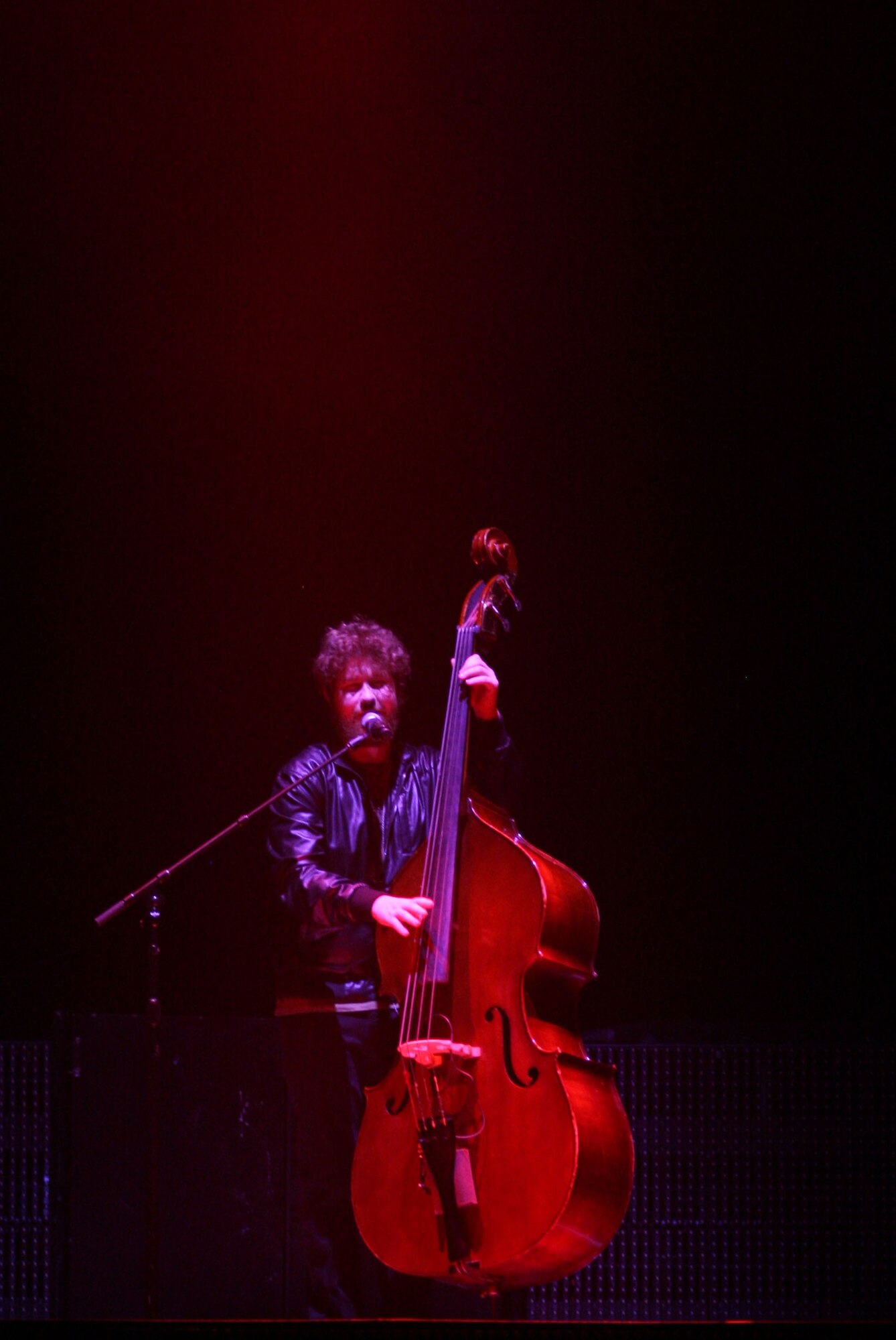 Casey Abrams performs at the American Idol Live Tour 2011 to a sell-out crowd at Gwinnett Arena, Duluth, Ga., July 26, 2011. (U.S. Air Force Photo/Don Peek)