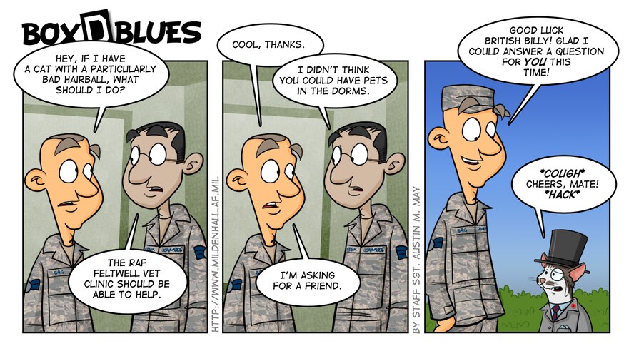 RAF MILDENHALL, England -- (U.S. Air Force comic/Staff Sgt. Austin May)