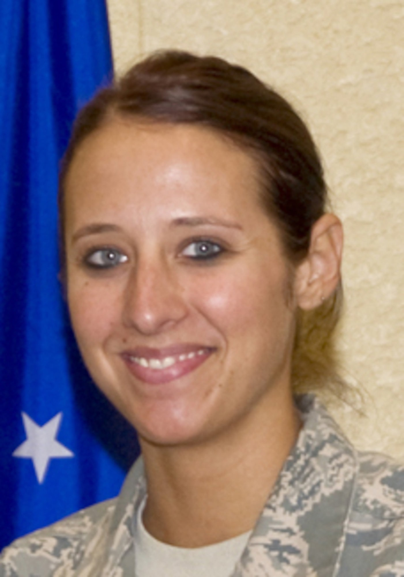 Honor guard Airman — Senior Airman Brooke Gaunska, 81st Diagnostics and Therapeutics Squadron.  (U.S. Air Force photo by Adam Bond)