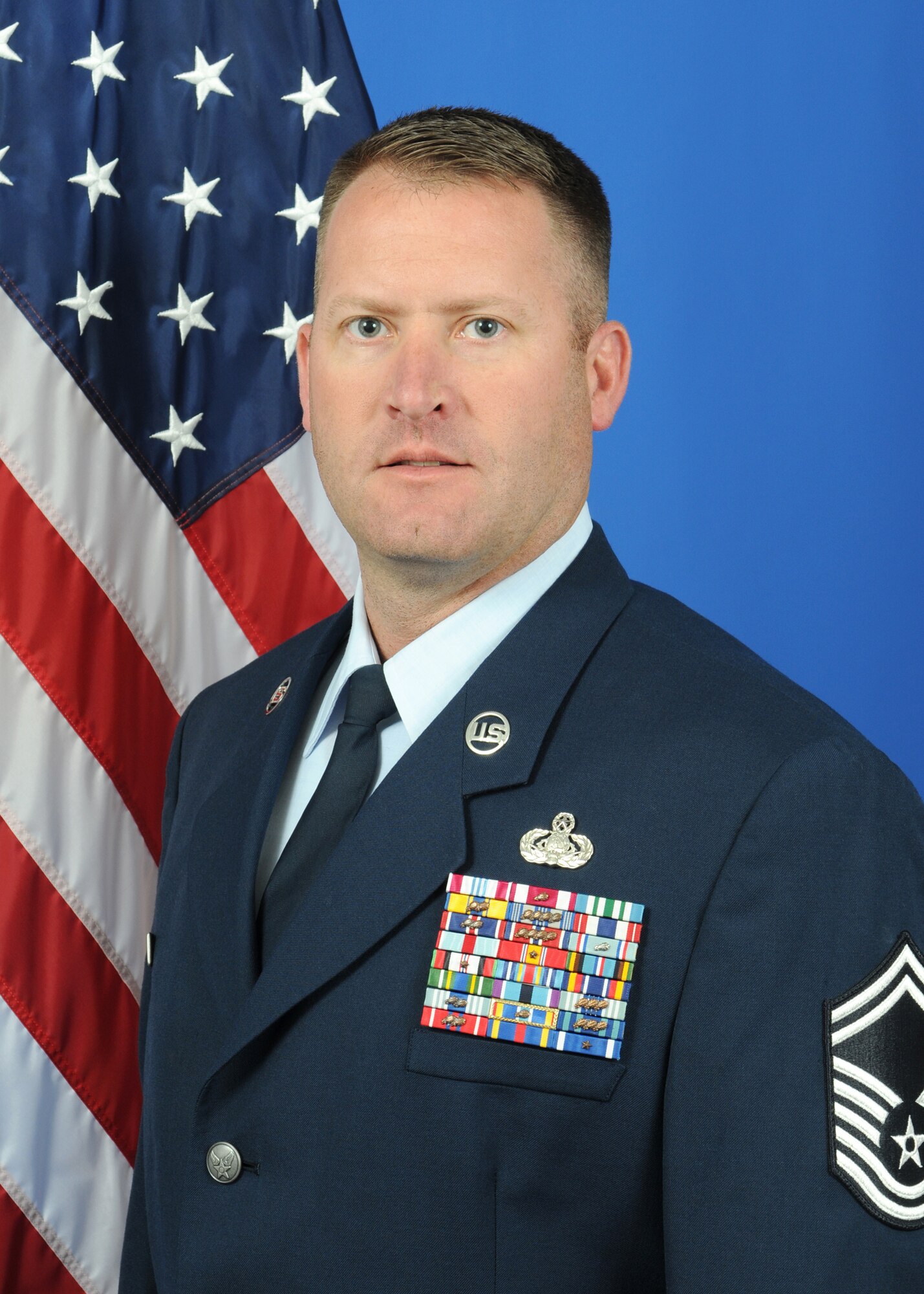 Senior NCO — Senior Master Sgt. Steven Mullens, 81st Force Support Squadron.  (U.S. Air Force photo by Adam Bond)