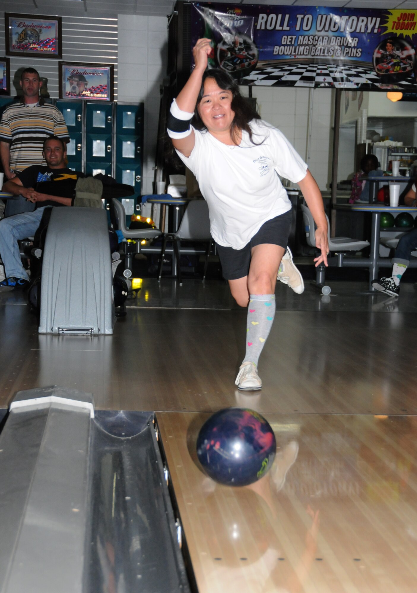 Sabra Miracle, 338th TRS, shows her winning style.  (U.S. Air Force photo by Kemberly Groue)