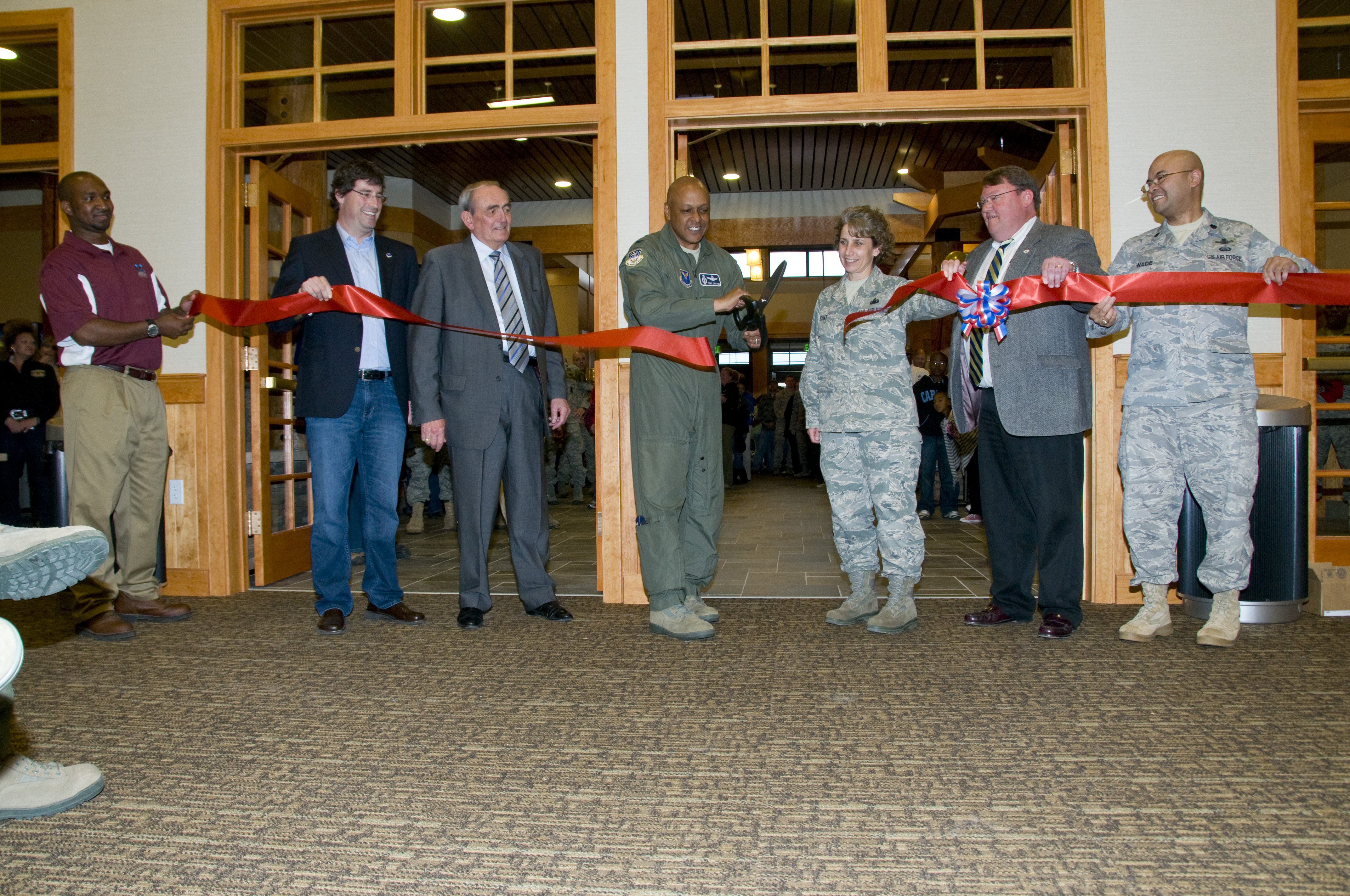 Team Malmstrom celebrates opening of Grizzly Bend Community Activity