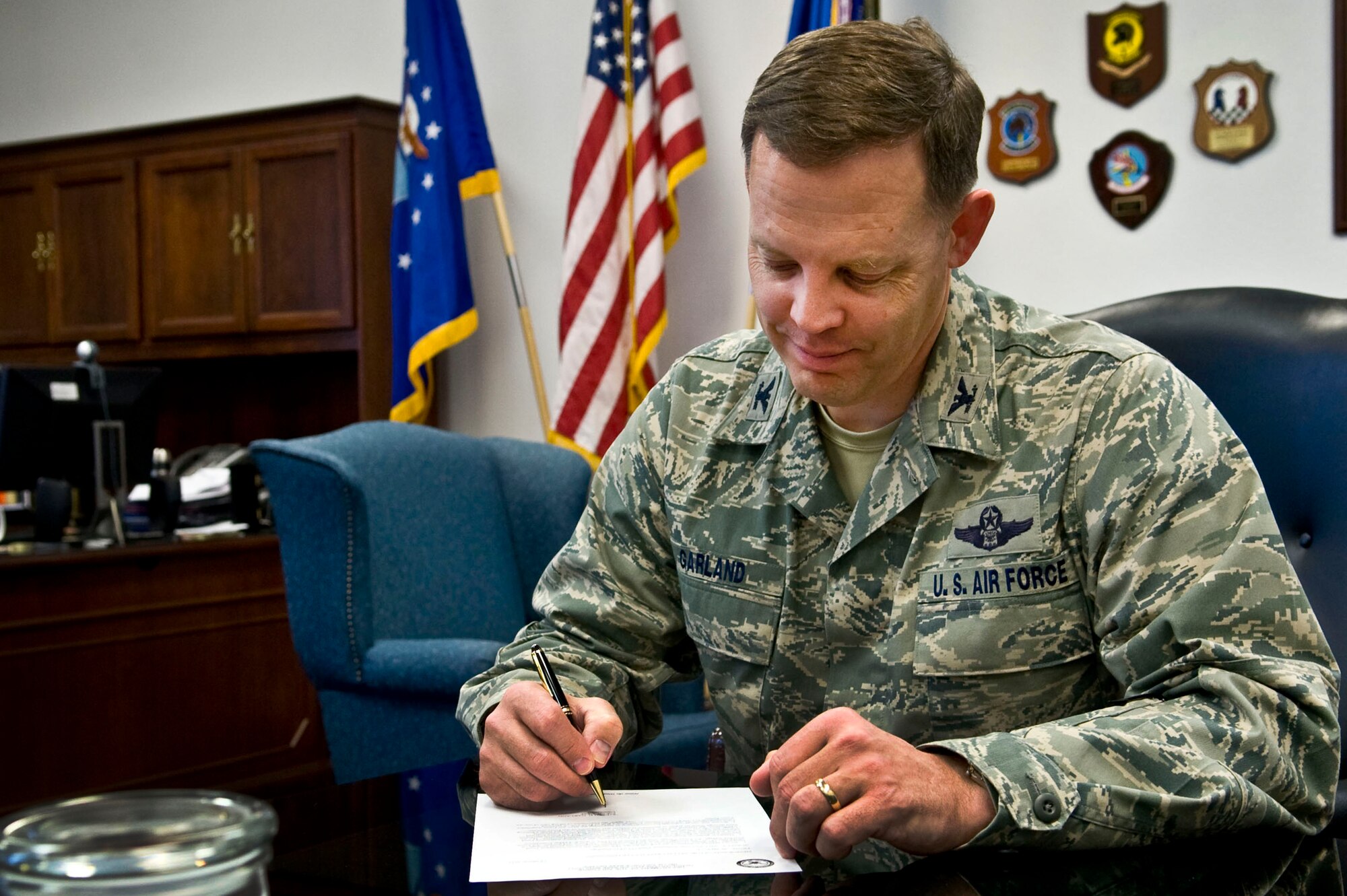 NELLIS AIR FORCE BASE, Nev. -- The official kick off of the 2011 Air Force Assistance Fund Campaign was March 28, and a renewed focus to ?Commitment to Caring.? The AFAF campaign ran for six weeks, recently ending in the middle of May. The 2011 campaign marks a historical achievement for Nellis and Creech Air Force Bases. The dedicated units representatives, fundraising initiatives, and charitable donations enabled ?Team Nellis? to raise $153,141. This significant moment in the history for the home of the war fighter marks the most money ever raised by the installation in support of the AFAF campaign!
The AFAF has a long history of providing worldwide critical assistance to Air Force members and their families. The AFAF also sponsors educational assistance programs and offers a wide variety of base community enhancement programs that improve Airmen family welfare. The money raised by Team Nellis will benefit four charities: The Air Force Aid Society, Air Force Enlisted Village, Air Force Village, and The General and Mrs. Curtis E. Lemay Foundation, all of which benefit Airmen and their families in times of need. The installation is proud of its impact on our United States Air Force family.
