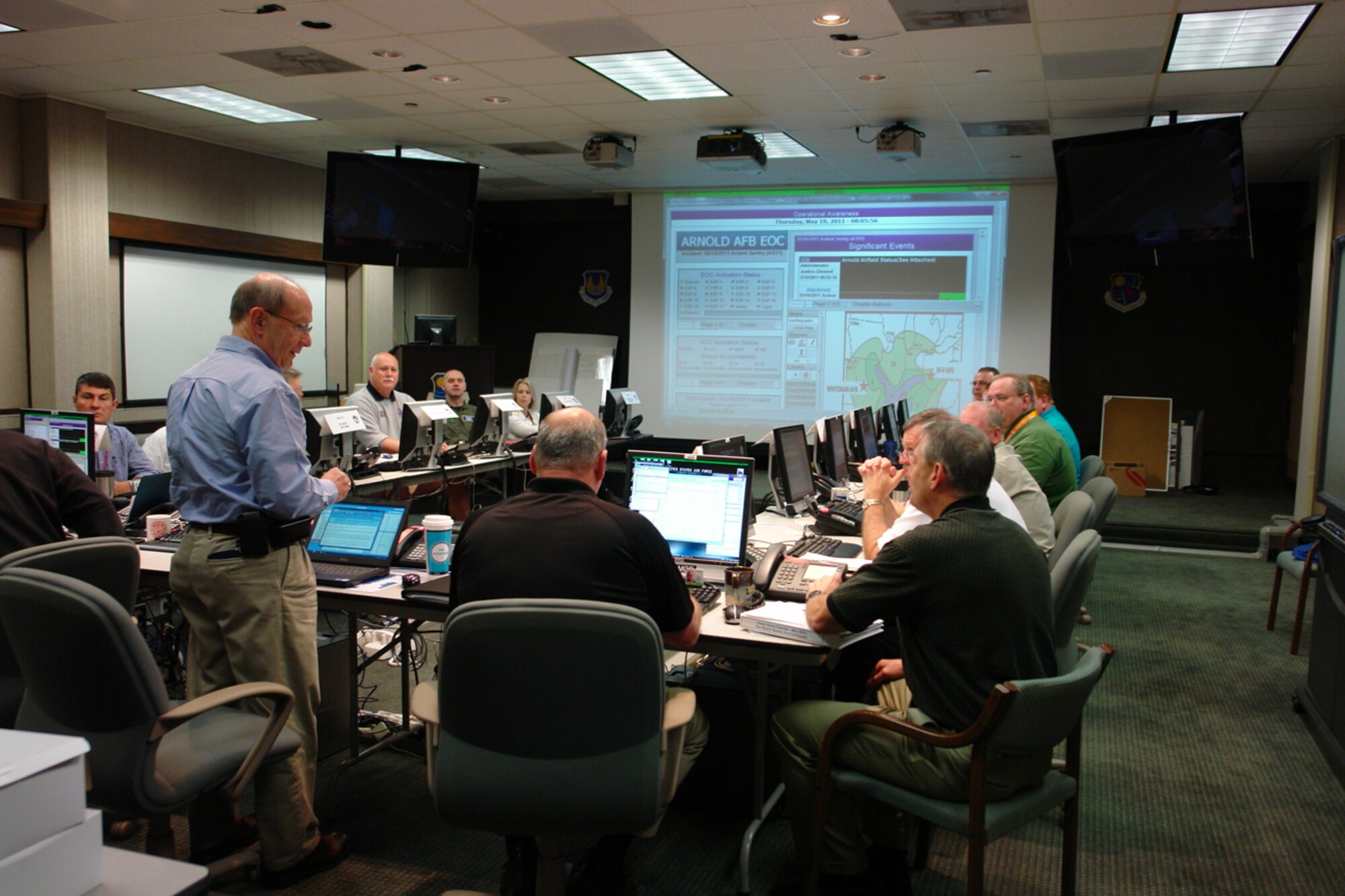 AEDC holds Great American Shakeout emergency response exercise > Arnold