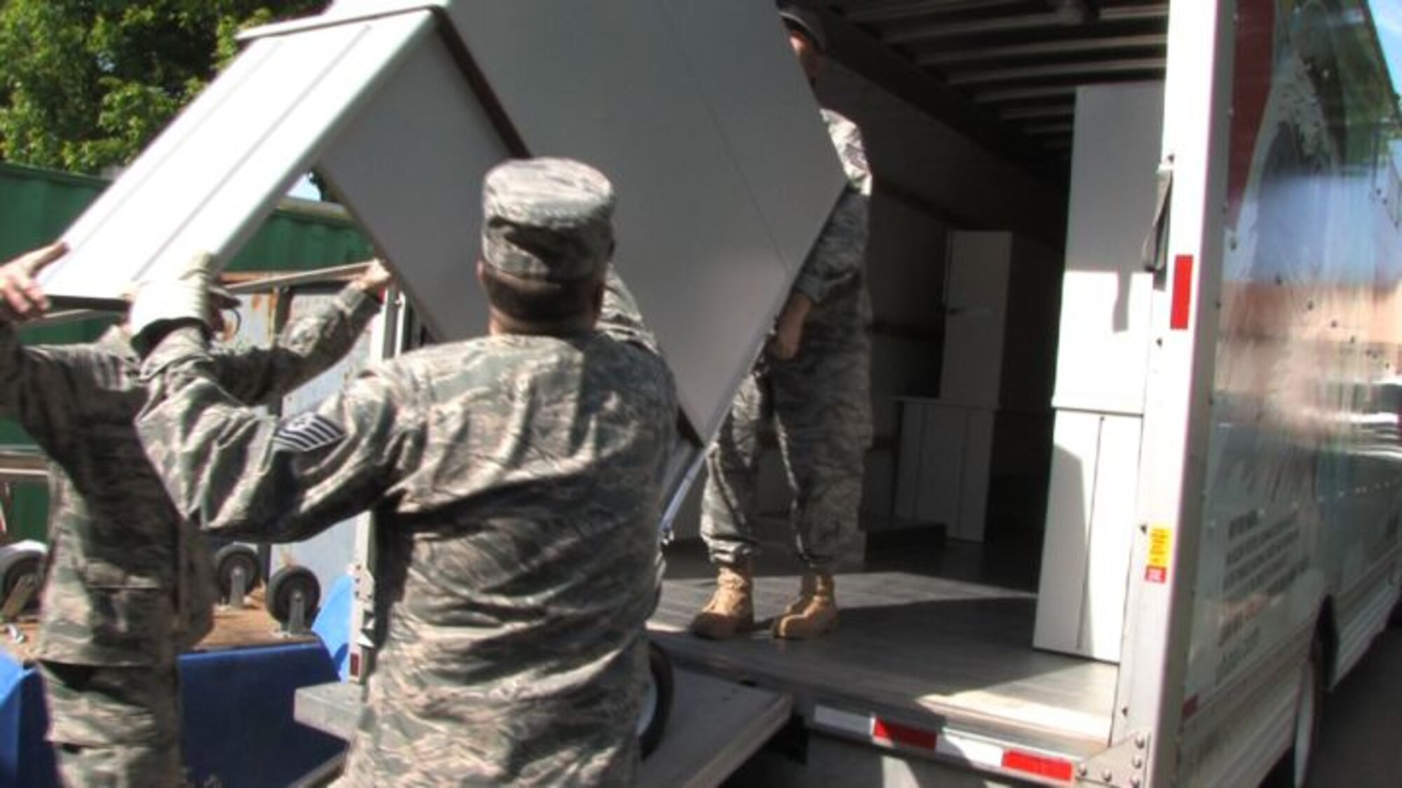 934th ASTS moves the physical exam section of the unit into it's newly remodeled section of Building 840.  The move competes phase II of the project which will allow physical exams to return to the building starting with the June UTA.  The final phase of remodeling of the north side administrative offices is scheduled to be completed by December. (Air Force Photo/Wendy Cormier)