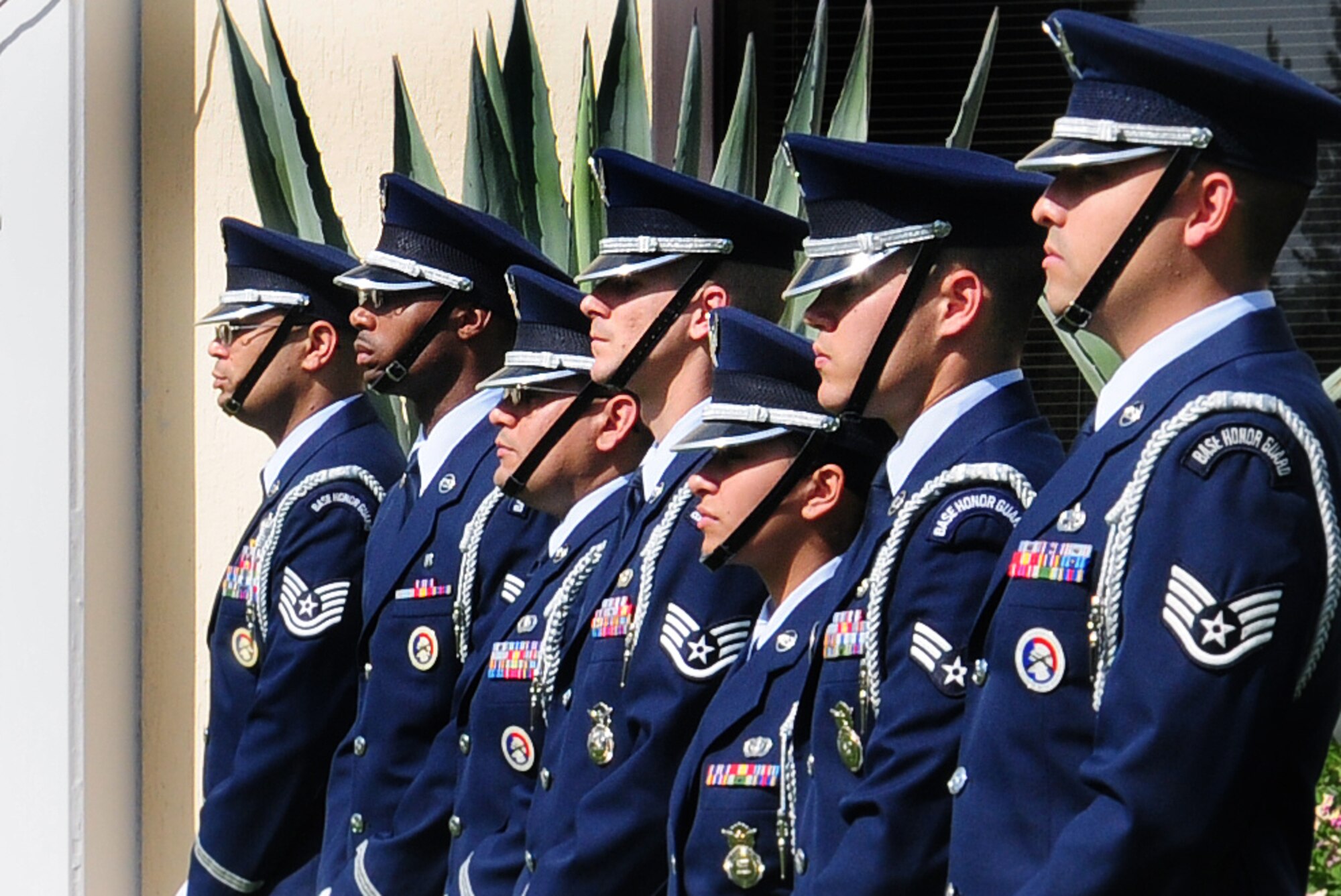 Airmen from the 39th Air Base Wing Honor Guard stand ready to deliver a 21-gun salute during a National Police Week retreat ceremony May 20, 2011 at Incirlik Air Base, Turkey.  The retreat ceremony was one of multiple events hosted by the 39 SFS in observation of National Police Week. National Police Week was first observed in 1962 when President John F. Kennedy officially declared May 15 National Peace Officers' Memorial Day. (U.S. Air Force photo by Senior Airman Anthony Sanchelli/Released)