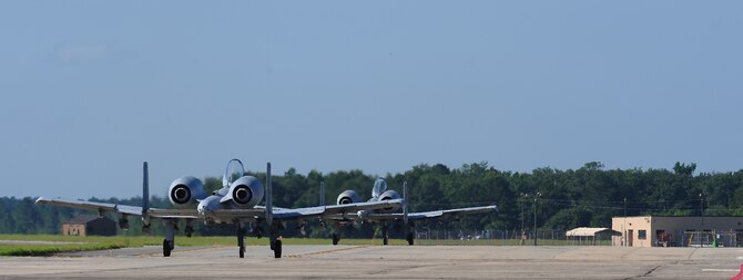 Col. William DeMaso, 23rd Wing vice commander, taxis to the flight line for his final flight at Moody Air Force Base, Ga. June 2. This will be Colonel DeMaso’s final flight in the Air Force. (U.S. Air Force photo/Senior Airman Stephanie Mancha)(RELEASED)