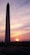The sun sets behind the Washington Monument in Washington, D.C. June 5.