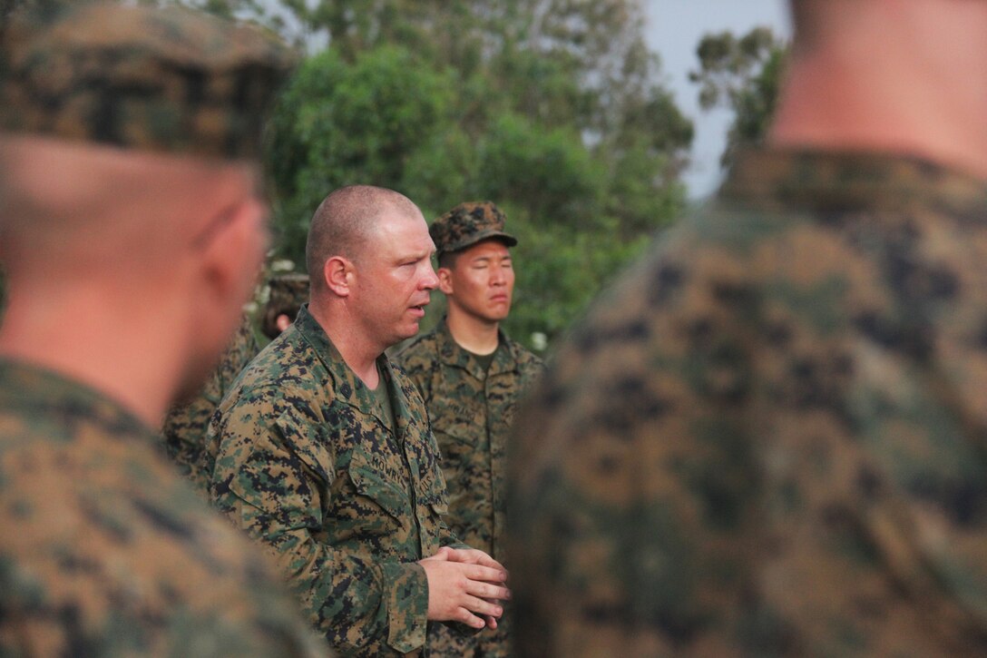 The Weapons and Field Training Battalion held a ground breaking ceremony June 7 that revealed the beginning of several military construction projects at Edson Range, WFTBn, Camp Pendleton, Calif.