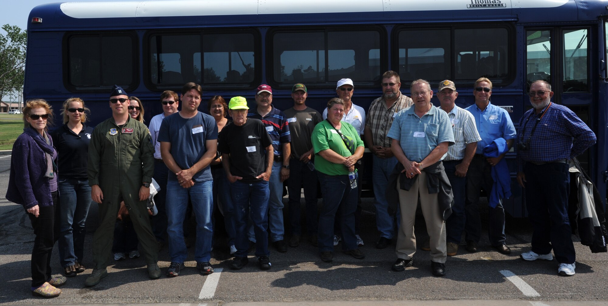 Fourteen Landowners who open their lands to McConnell’s Bird Aircraft Strike Hazard program visited McConnell Air Force Base June 7, 2011, viewing firsthand the mission of the 22nd Air Refueling Wing and the BASH program.  The BASH program has reduced the number of birdstrikes at McConnell by more than 30 percent in the past four years. (U.S. Air Force photo/ Airman 1st Class Laura L. Valentine)