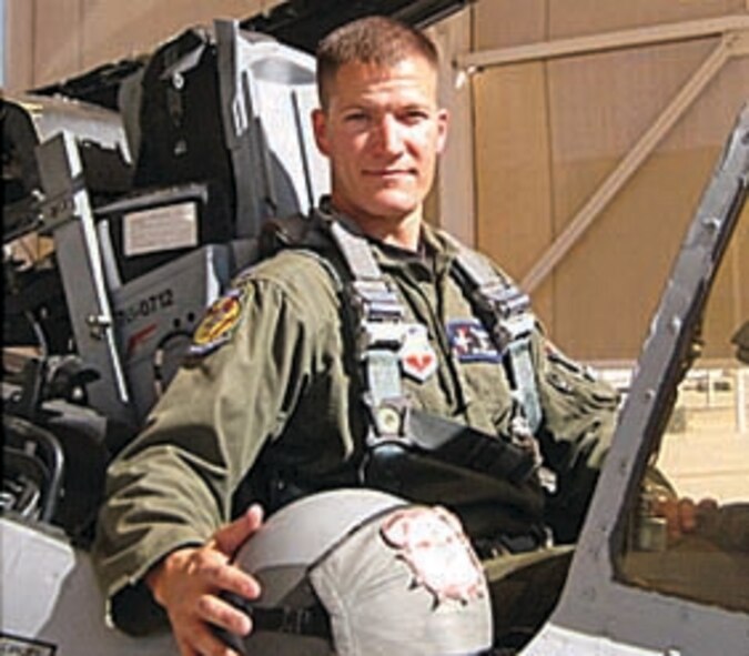 Capt. Joe Shetterly will fly the A-10 Thunderbolt II in this year's Kiwanis Fireworks and Air Show. Captain Shetterly received his first active-duty assignment at AEDC in 2003. (U.S. Airforce Photo)