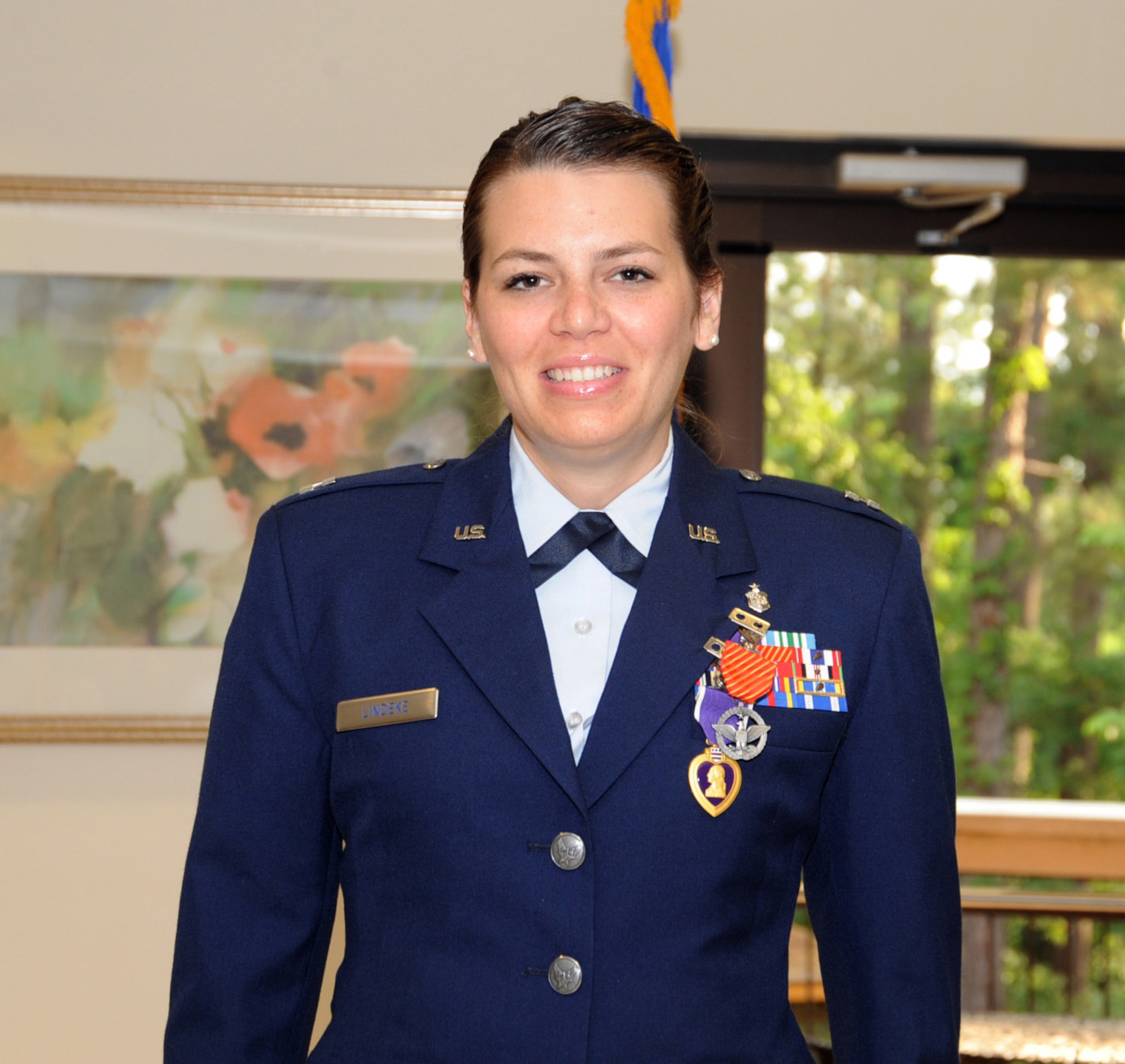Capt. Jordan Lindeke. U. S. Air Force photo by Raymond Crayton