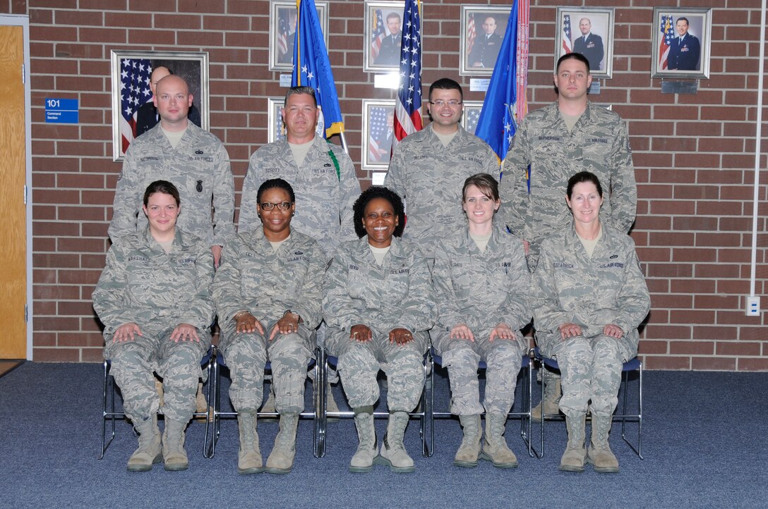 McGHEE TYSON AIR NATIONAL GUARD BASE, Tenn. - Satellite NCO Academy Class 11-5, 107th Airlift Wing, New York Air National Guard, gathers at The I.G. Brown Air National Guard Training and Education Center here, June 8, 2011. (U.S. Air Force photo by Master Sgt. Kurt Skoglund/Released)