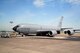 A KC-135R Stratotanker deployed to the 376th Air Expeditionary Wing is parked on  the flightline at the Transit Center at Manas, Kyrgyzstan, on June 7, 2011. The 376th AEW supports Operation Enduring Freedom and other operations in the U.S. Central Command area of responsibility. (U.S. Air Force Photo/Master Sgt. Scott T. Sturkol)