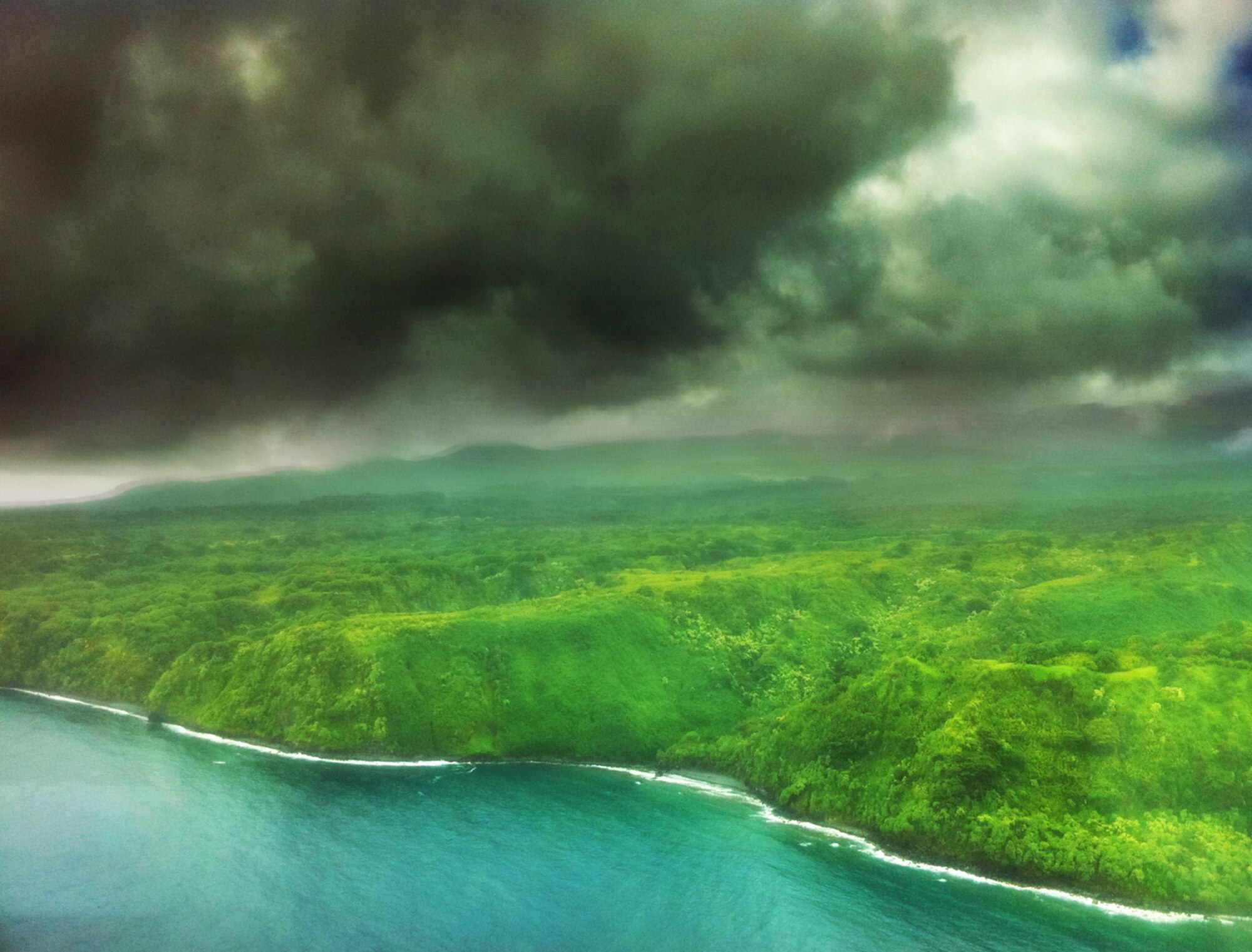 MESSIN WITH PARADISE - While Hawaii escaped the kind of devastation suffered by Japan in the March 11 tsunami, it still endured an estimated $30.6 million in damages. But thanks in part to the Civil Air Patrol's early warning system, there were no fatalities. (Photo by TSgt Samuel Bendet)