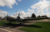 The C45-G was an administrative, light cargo delivery and navigation training aircraft used as a support air- craft to most fighter squadrons of the period. 

The Air Guard Museum’s C-45G Expeditor was assigned to the 133rd Air Base Group in the late 1940s. The C-45 served the 133rd as a utility transport and remained in the inventory until early 1960. When the 109th Squadron was transferred to the Military Air Transport Service and was assigned C-97s it no longer needed the C-45. Most of the use of the C-45 was by Minnesota’s National Guard State Headquarters staff. 
Dimensions
Fuselage Length: 34ft. 3in.
Wing Span: 47ft. 8in.
Height: 9ft. 8in.

