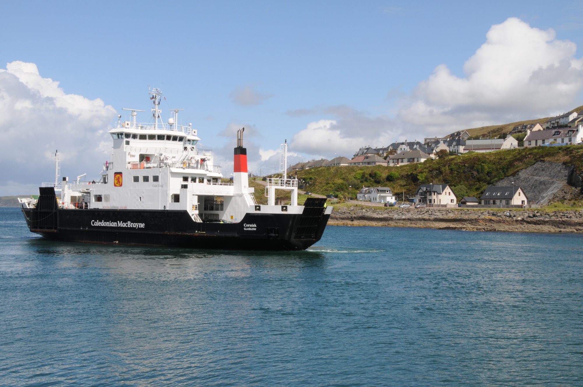 MALLAIG, Scotland – A ferry leaves out from Mallaig, Scotland, on May 30, 2011. Participants on the RAF Lakenheath Outdoor Recreation “Harry Potter and Loch Ness” trip rode round trip on the Jacobite Railway from Fort Williams to Mallaig, Scotland. For more information about travel opportunities, call the RAF Lakenheath ODR  office at 01638 522 146 or DSN 226-2146. (U.S. Air Force photo/Staff Sgt. Stephen Linch)