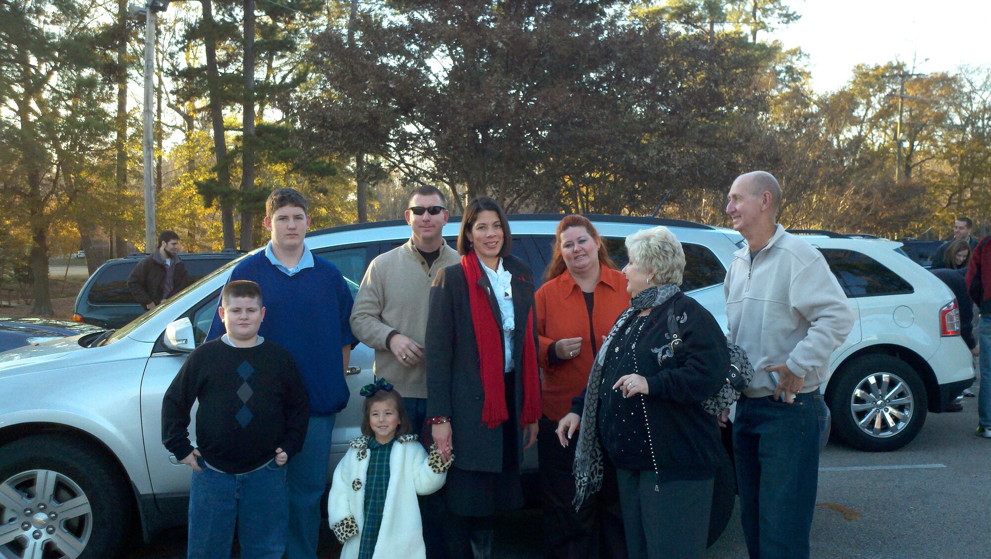 Master Sgt. Roger Lammey's Family and Mrs. Lammey's family all work together to support each other. The Lammey Family has gone through many medical misfortunes, but they have persevered together. (Courtesy photo)