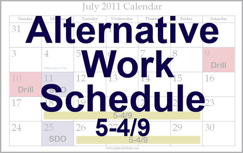 New Alternative Work Schedule Offers Many Benefits 162nd