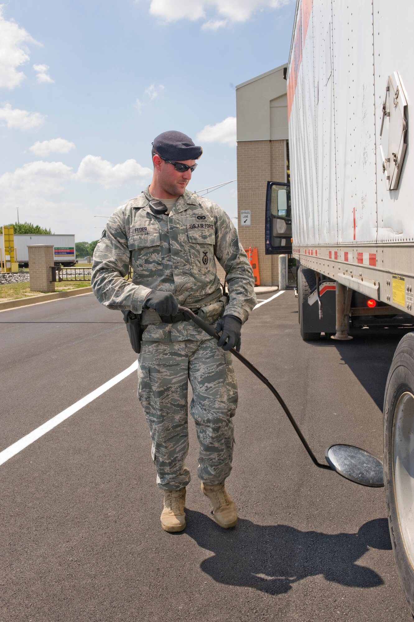 Senior Airman Jeff Feder, Airman of the Week June 25, 2011. (U.S. Air Force photo by Steve Kotecki)