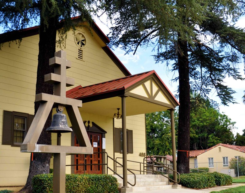 Worship services are held in the March Air Reserve Base Chapel each unit training assembly weekend. (U.S. Air Force photo/ Megan Just)