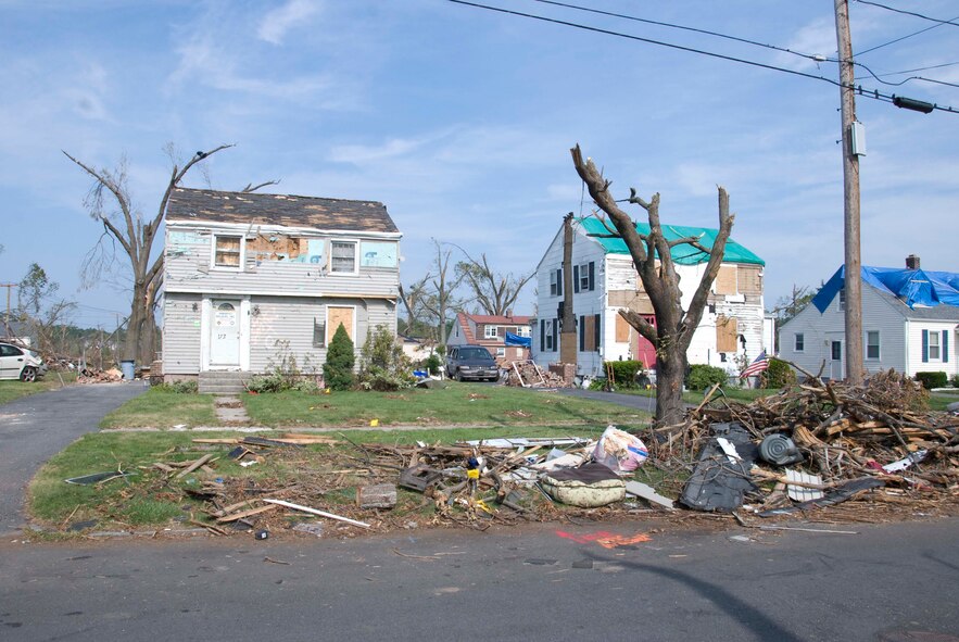 Western Massachusetts was hit hard by the June 1 tornadoes. Three tornadoes touched down in Massachusetts leaving three people dead and nearly 200 injured. The tornadoes were on the ground for a total of 39 miles and reached upwards of 160 mile-per-hour winds and received a rating of EF3 by the National Weather Service.