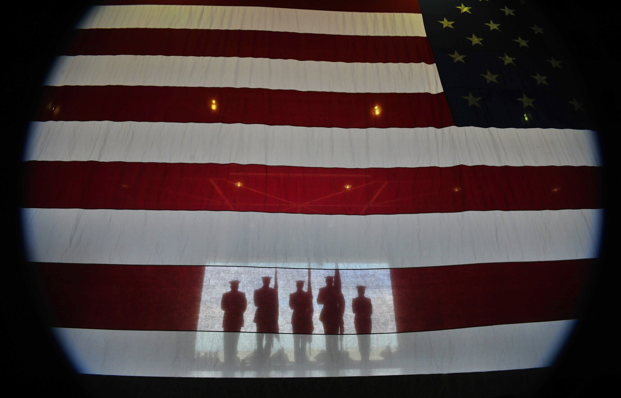 Members of the Incirlik Air Base Honor Guard present the colors prior to the 39th Maintenance Group’s inactivation ceremony June 14, 2011, at Incirlik Air Base, Turkey. (U.S. Air Force photo by Staff Sgt. Alexandre Montes/Released)