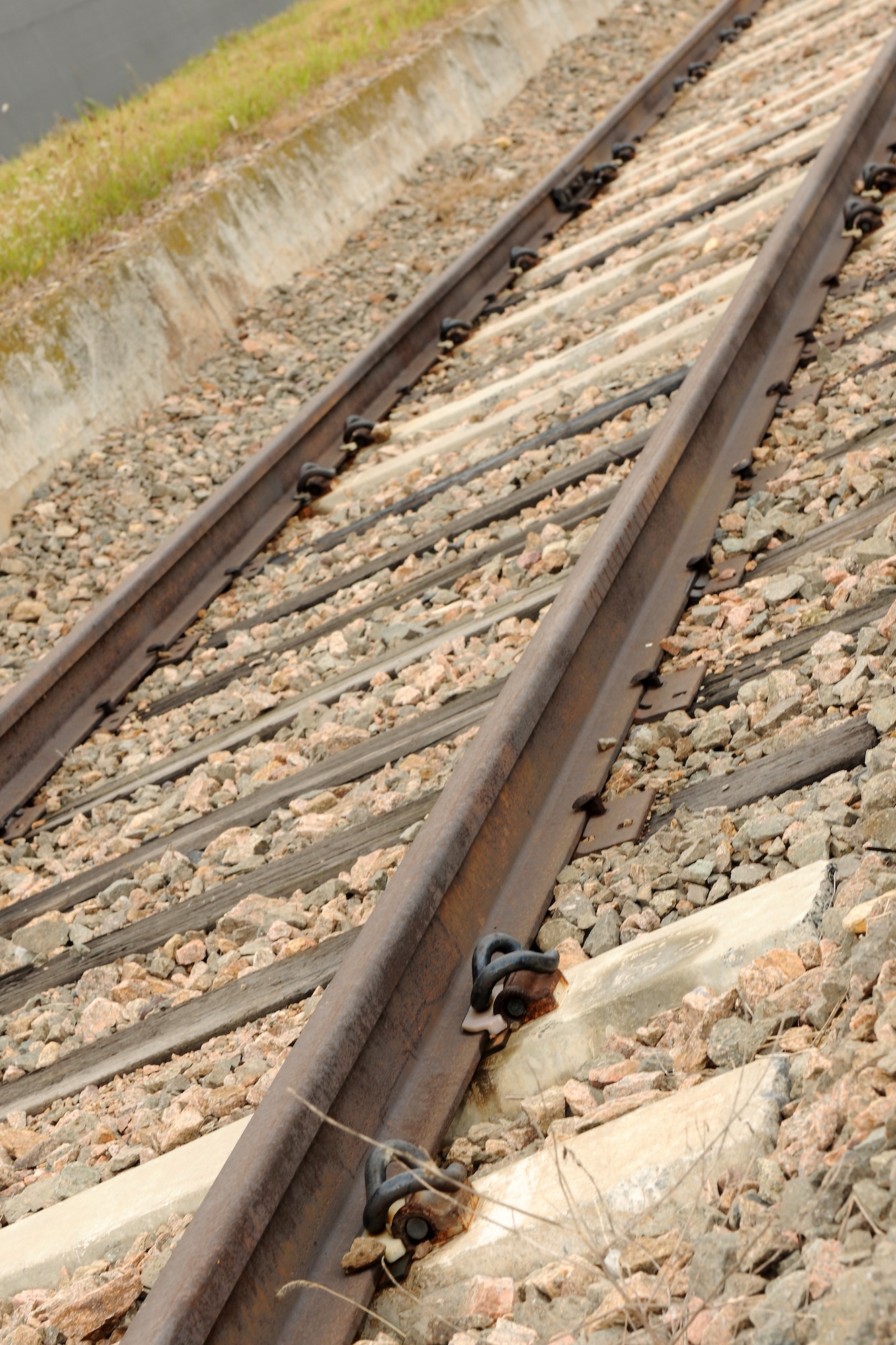 KUNSAN AIR BASE, Republic of Korea -- After more than a decade of being unused, the rail system was opened here June 22. The rail system is a way of delivering Jet Propellant 8 fuel to the base. (U.S. Air Force photo/Senior Airman Ciara Wymbs)