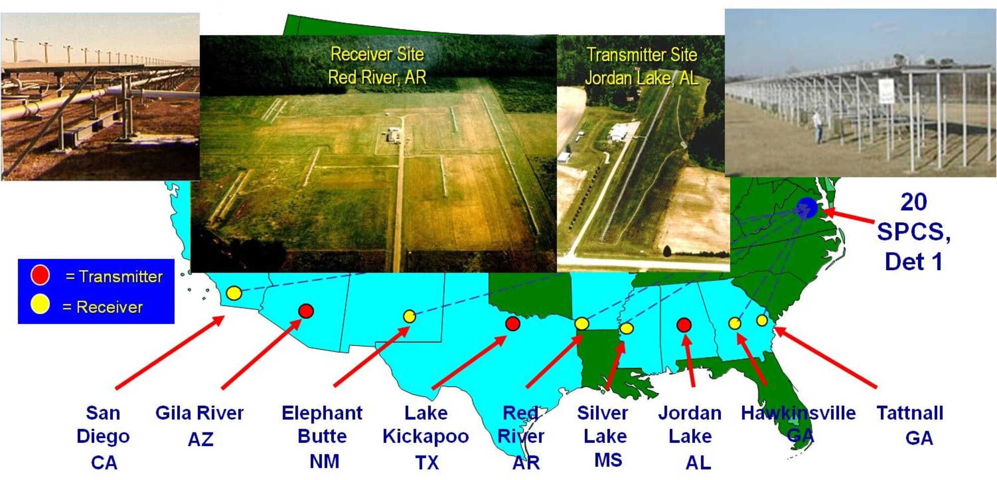 The Fence is a specially designed multi-static radar interferometer system located at nine stations on a great-circle arc across the southern United States on the 33 degree parallel. It was one of the military’s first tracking assets, and the use of its technology was instrumental in the development of the current space surveillance network world-wide. 