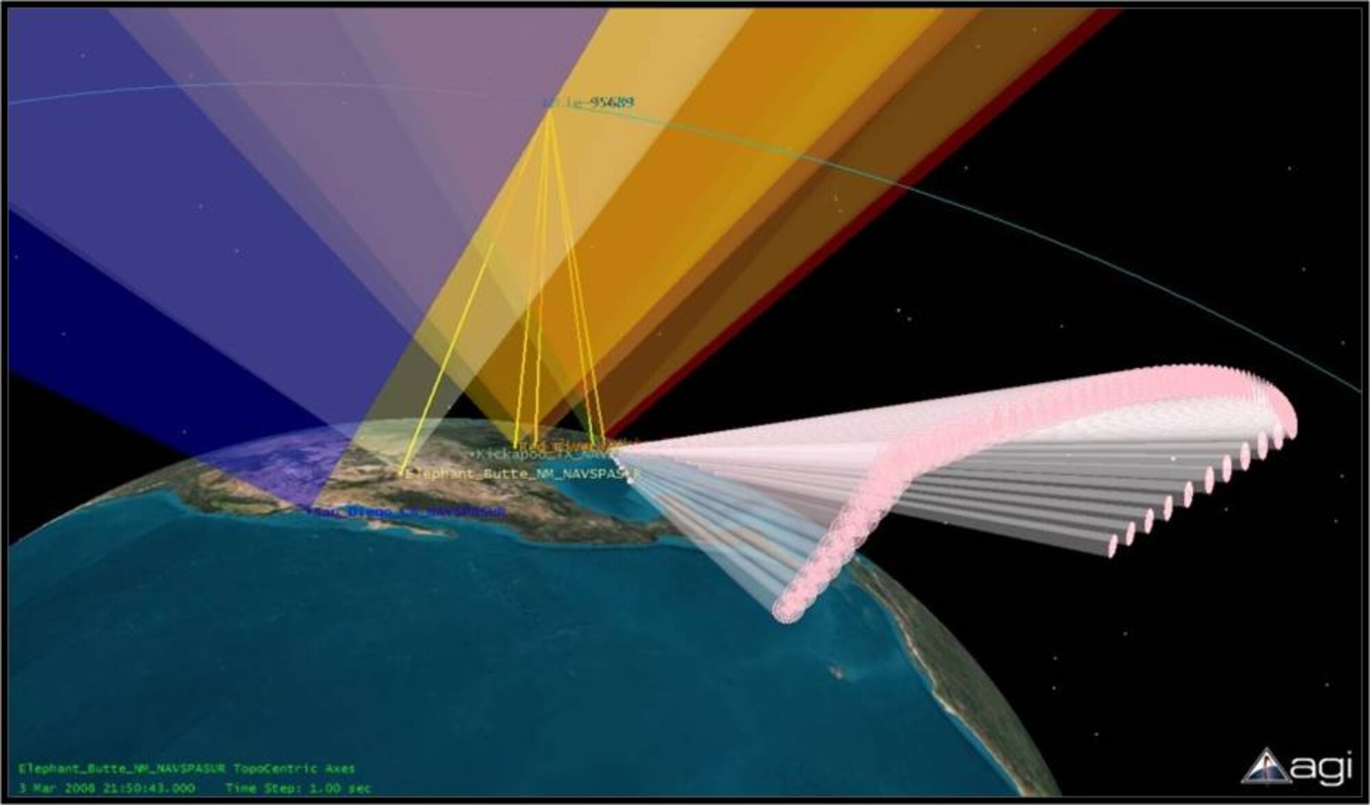 The Fence is a specially designed multi-static radar interferometer system located at nine stations on a great-circle arc across the southern United States on the 33 degree parallel. It was one of the military’s first tracking assets, and the use of its technology was instrumental in the development of the current space surveillance network world-wide. 
