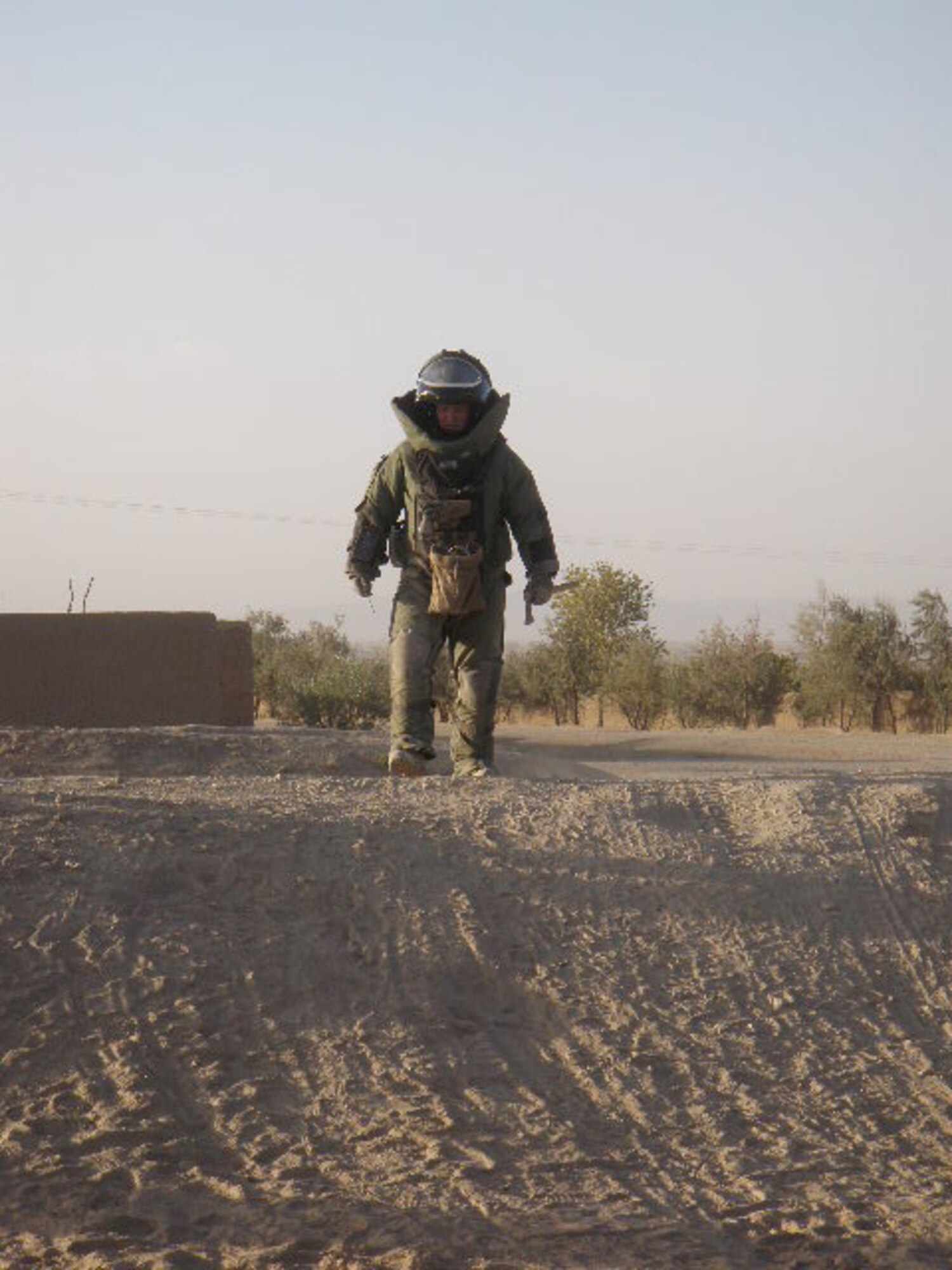 Tech. Sgt. Ron L. White, 509th CES explosive ordnance disposal NCO in charge of resources, was deployed from August 2010 to March. This was Sergeant White?s tenth deployment, fourth of which was in combat, in his 15 years in this line of work. (courtesy photo)