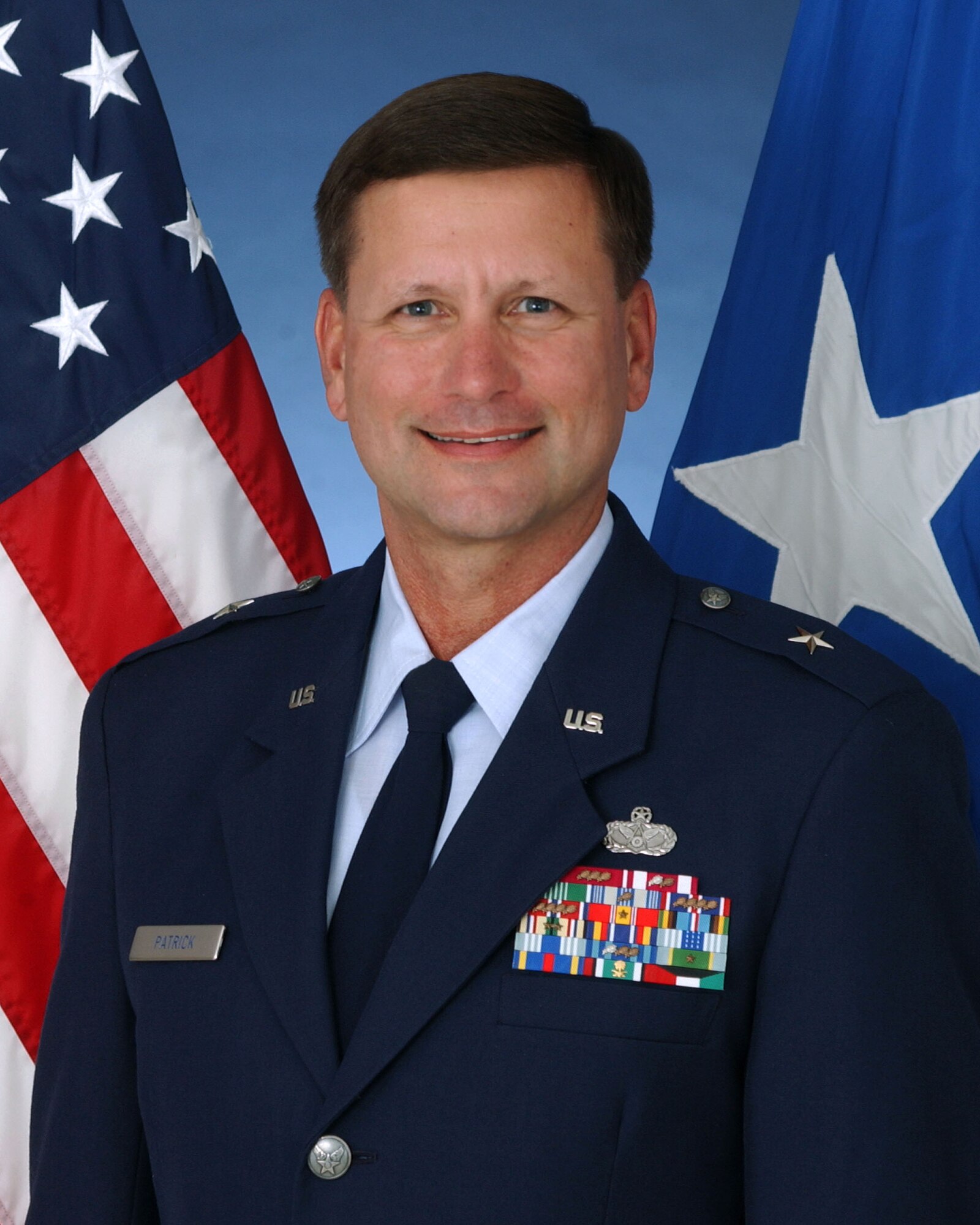Brig. Gen. Leonard Patrick, commander of the 502nd Air Base Wing at Fort Sam Houston, Texas. (U.S. Air Force photo)