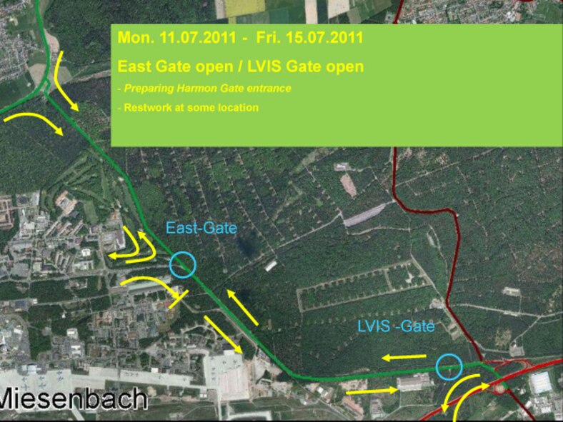 East Gate Open/LVIS gate open