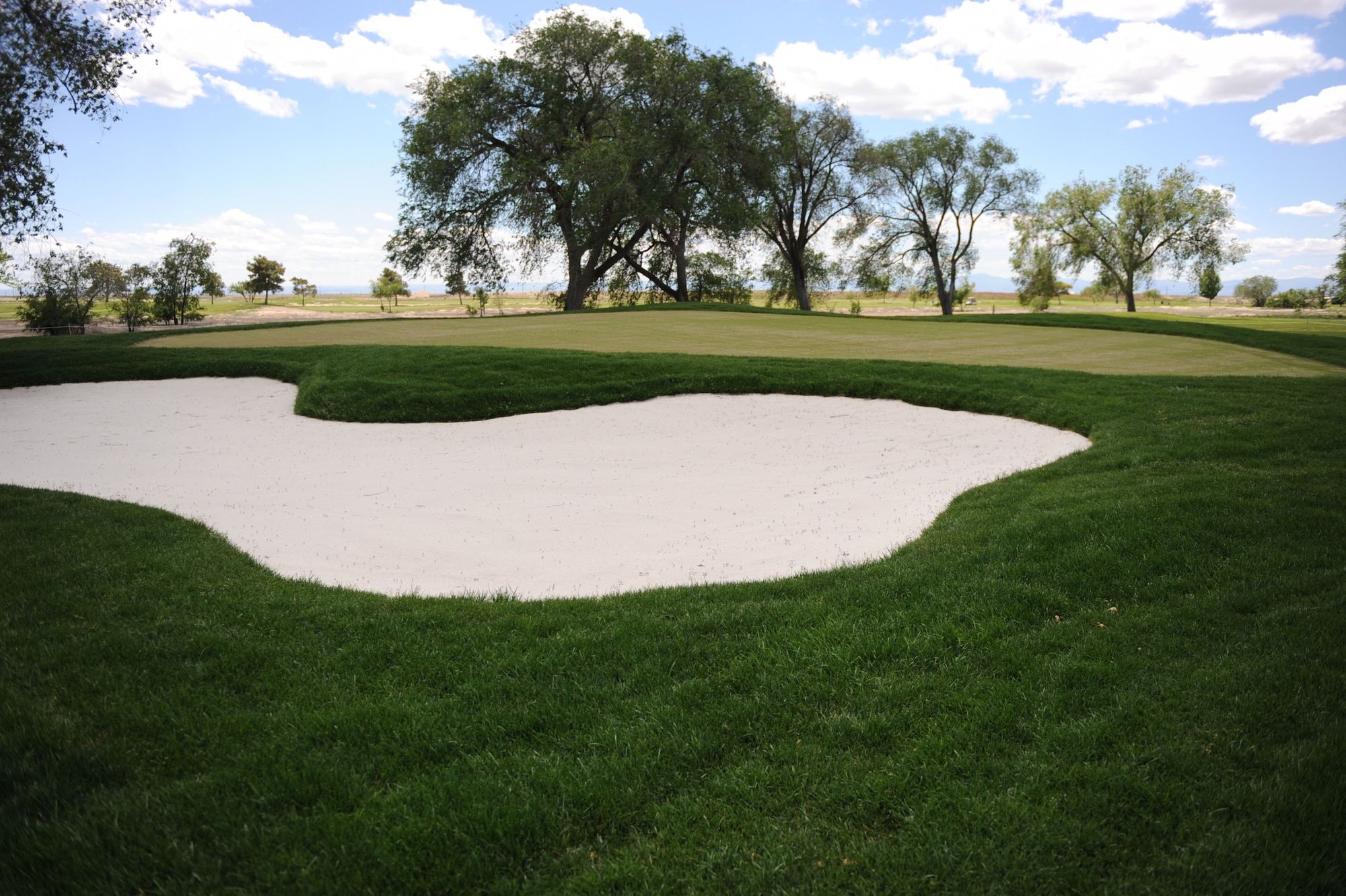 MOUNTAIN HOME AIR FORCE BASE, Idaho – Renovations at the Silver Sage Golf Course include significant improvements to the current design and will bring the greens into current United States Golf Association specifications. The first nine greens will be completed fall 2011. (U.S. Air Force photo by Master Sgt. Timothy Cook)